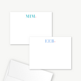 Initial Heart Flat Card Set